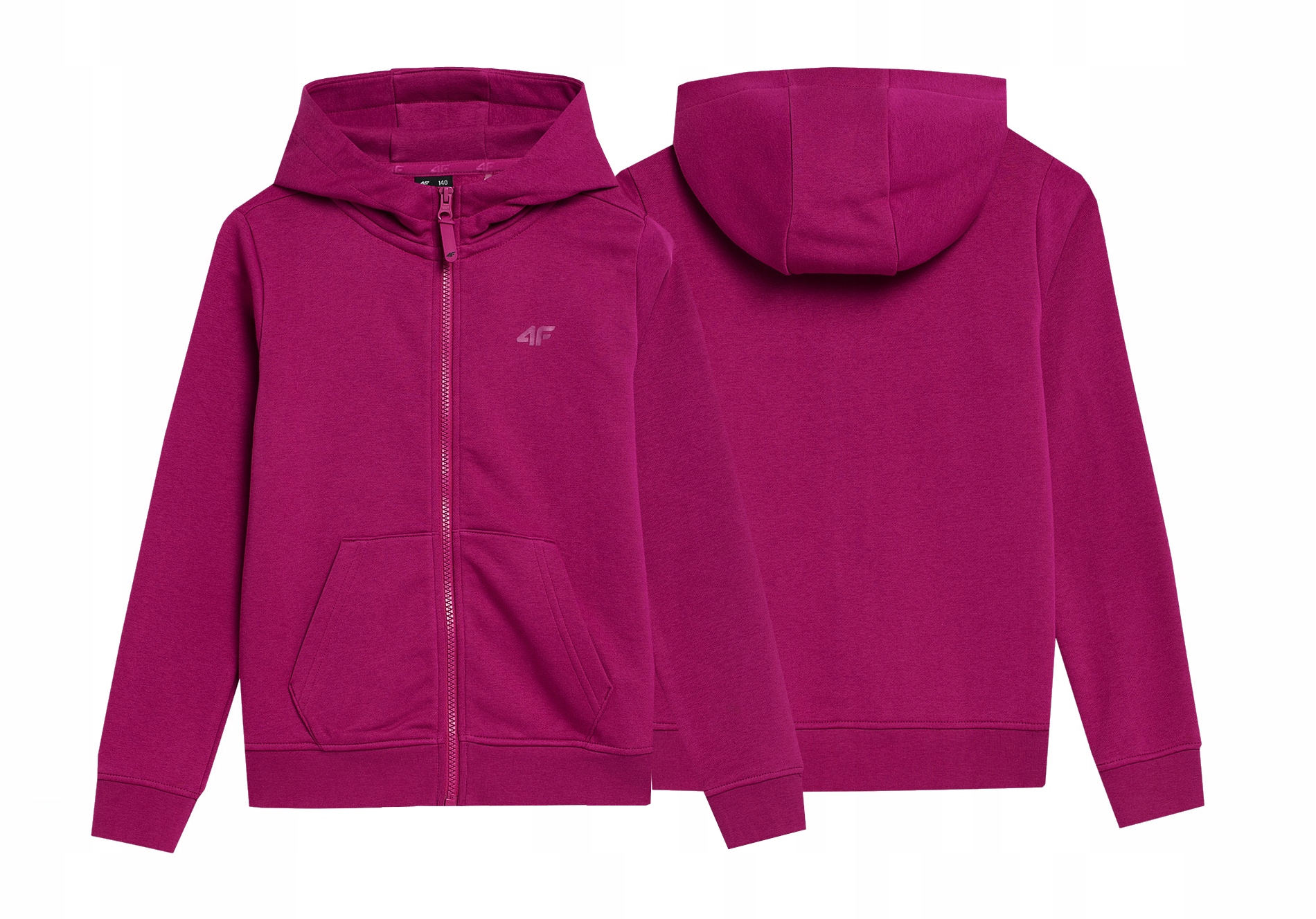 

Bluza Dresowa Dziewczęca 4F Z Kapturem Rozpinana