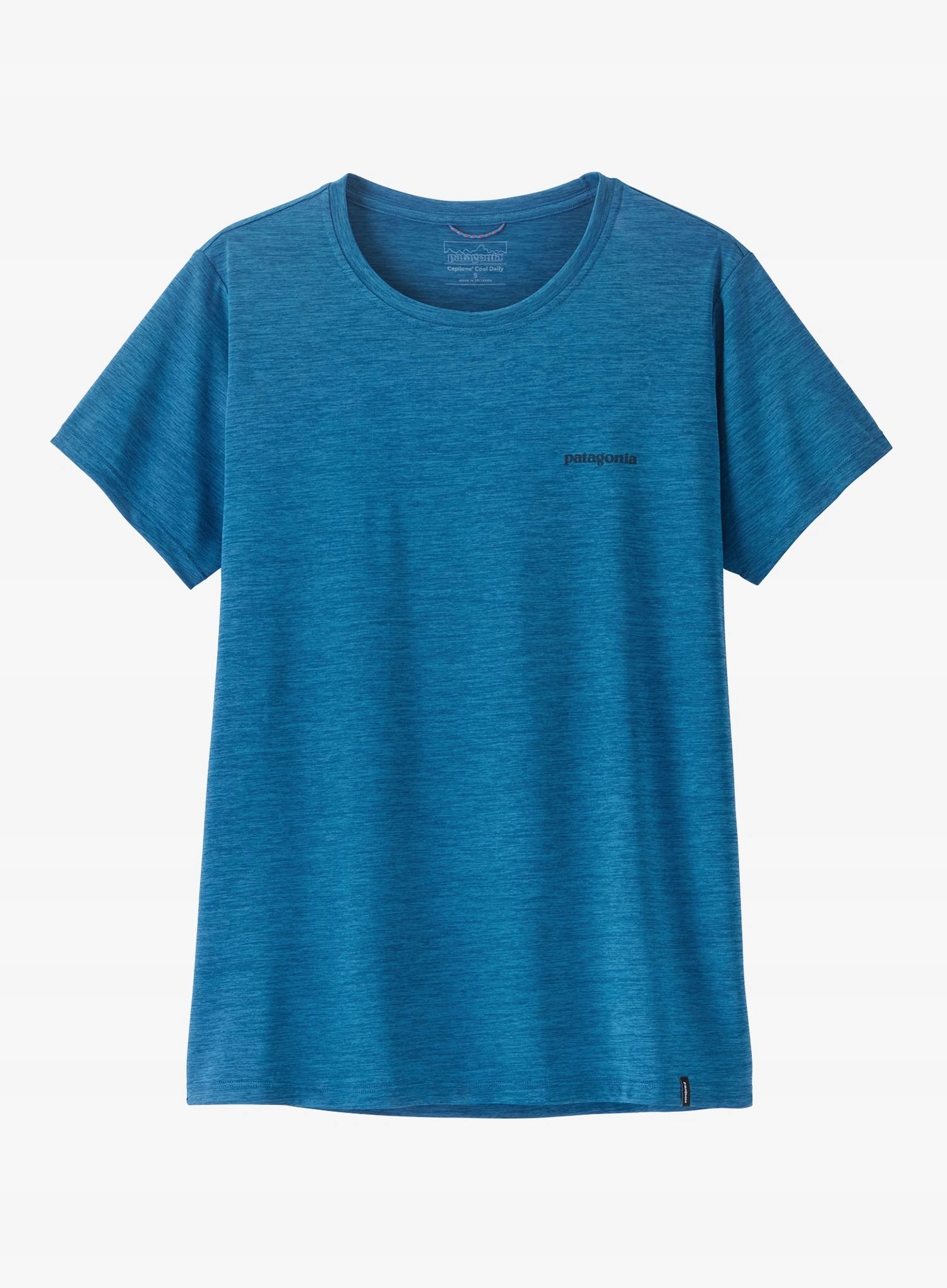 Dámské tričko Patagonia CC Daily Shirt Boardshort Logo aqua blue L