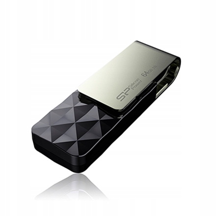 Silicon Power Blaze B30 64 Gb Usb 3.0 Czarny