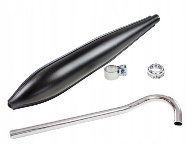 Nový Duells Kompletní Výfukový Set Tlumič Ogar 205 Kadet Romet