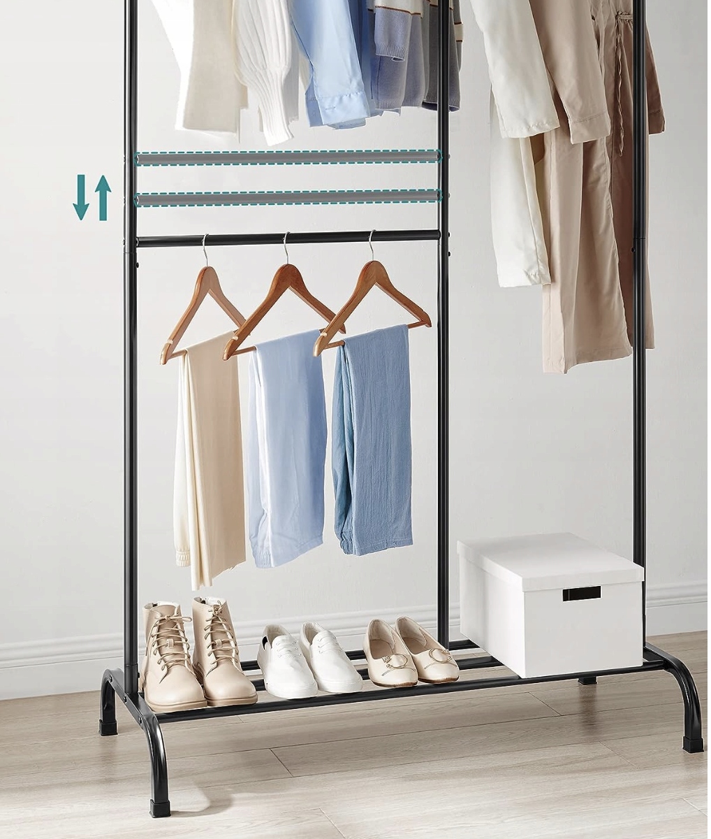 WIESZAK NA UBRANIA METALOWY STABILNY NOSNOŚĆ 100 KG MOCNY Marka Songmics