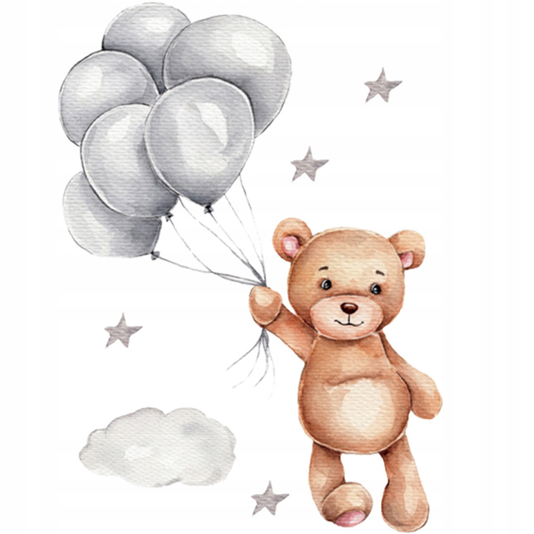 

Naklejki Na Ścianę Pokoju Dziecka Miś Balony XL