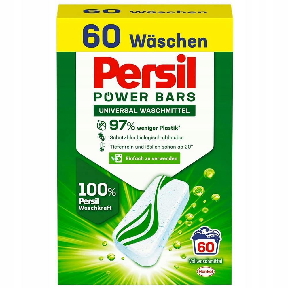 Levně Persil tablety na praní power bars 60ks Německo Univerzální