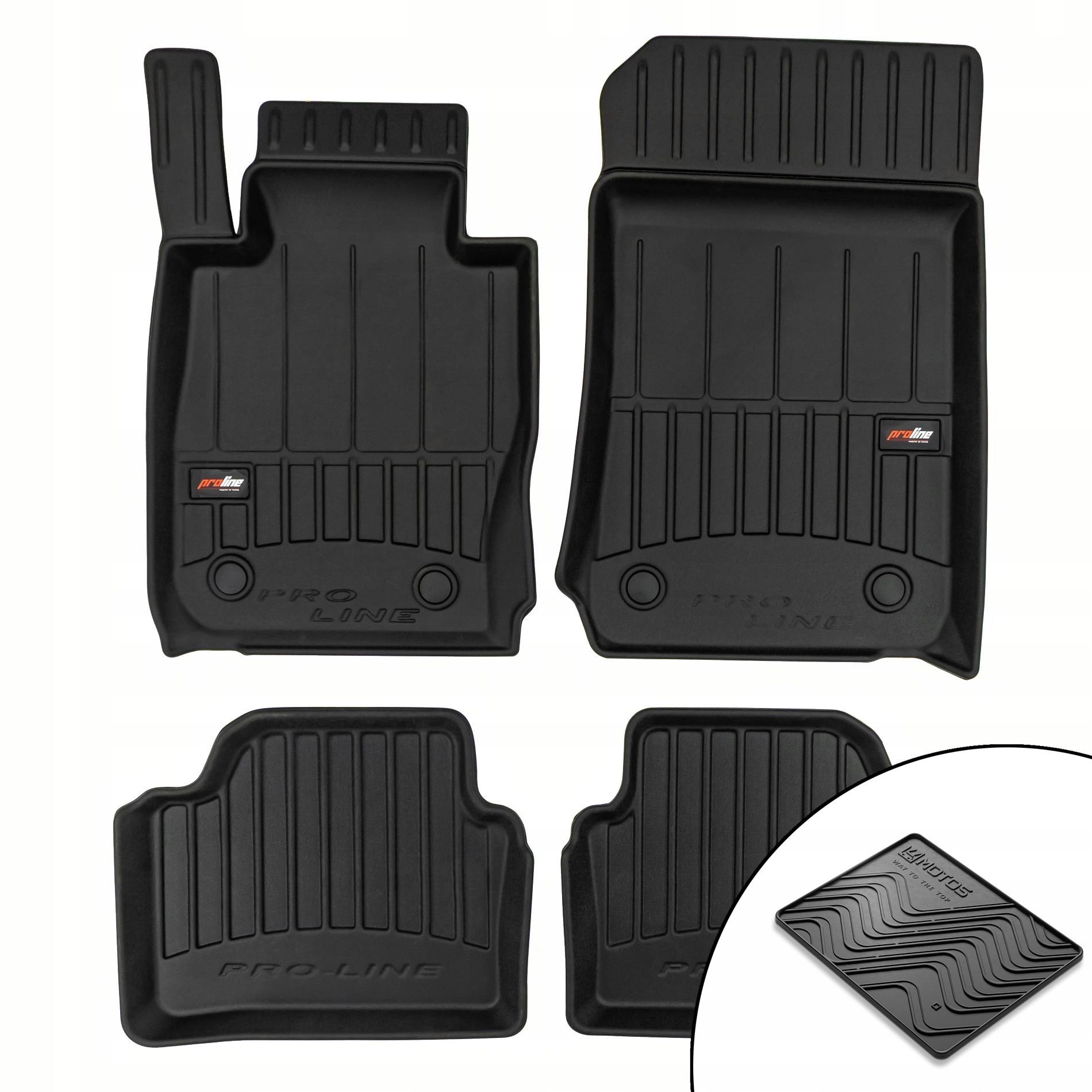 3D gumové rohože Bmw radu 3 E91 2004-2012 rohož zdarma