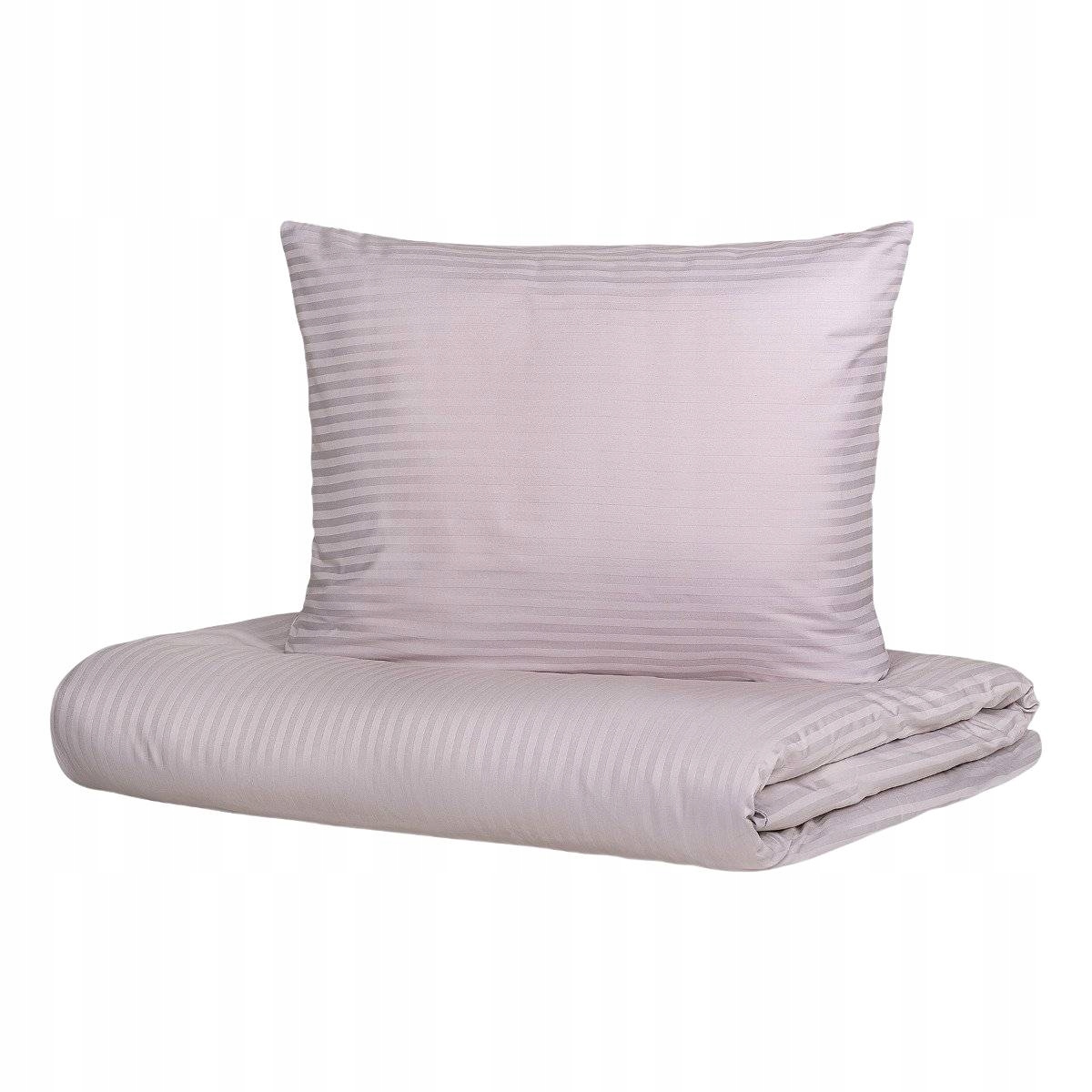 Povlečení Agnes saténová žakárová šedá 160x200 2*70x80 cm Homla