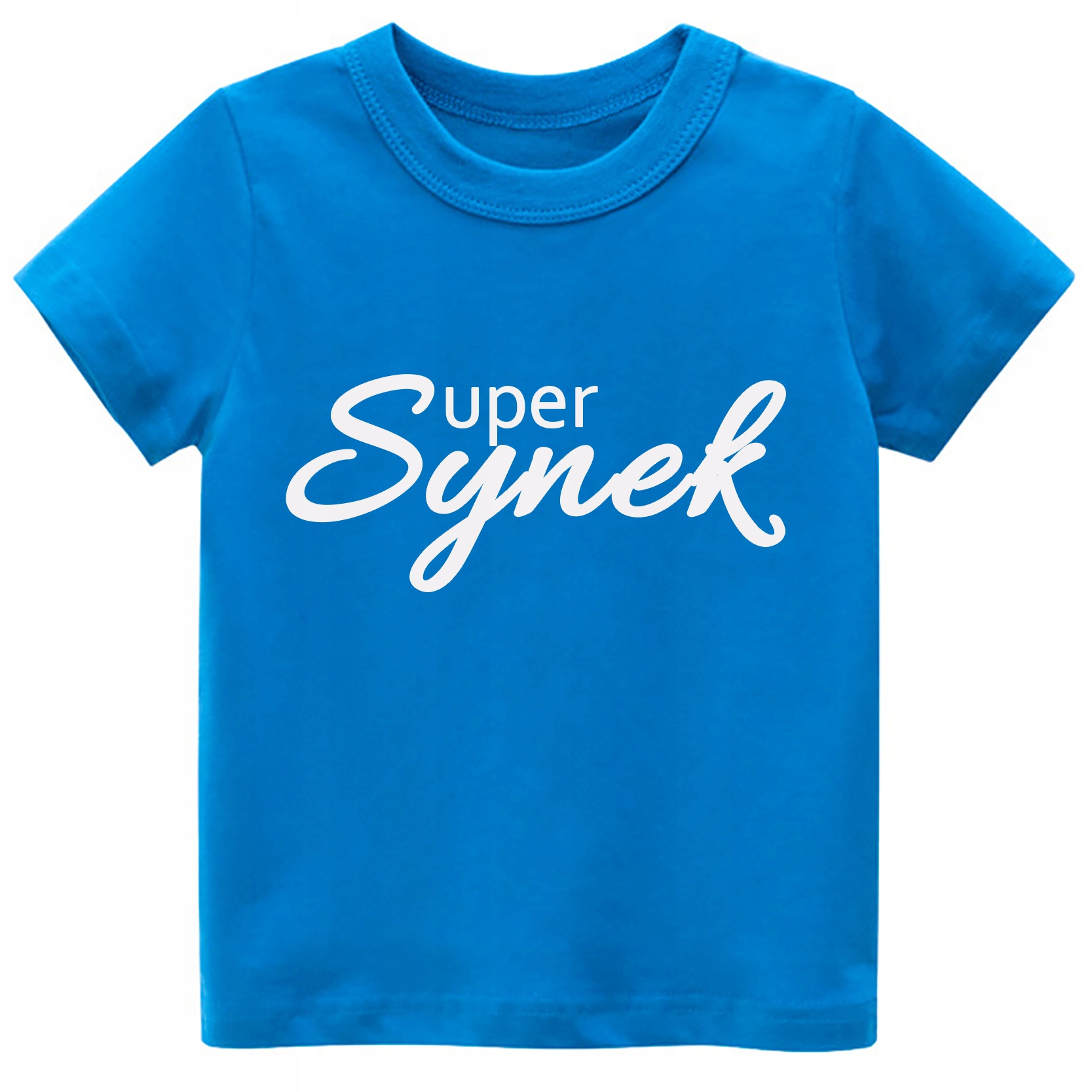 

Koszulka z nadrukiem tshirt Super Synek r. 164
