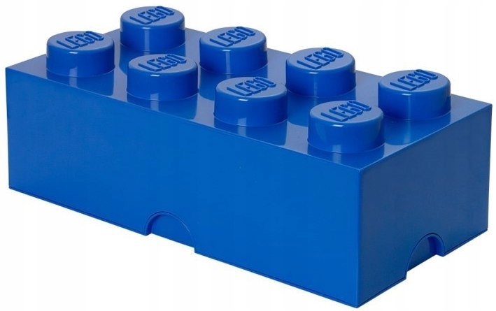 

Lego Pojemnik Klocek Pudełko 8 Niebieski 2x4