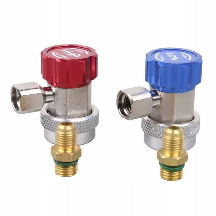 Złącza szybkozłączki serwisowe do klimatyzacji Hp+lp R134a R-134a