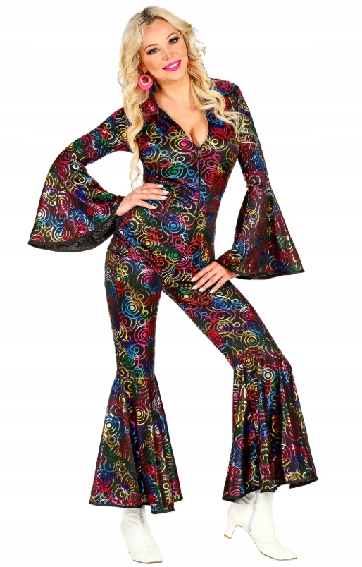 Kostým Diskotékový Barevný Léta 70 80 Disco Bal M 05022