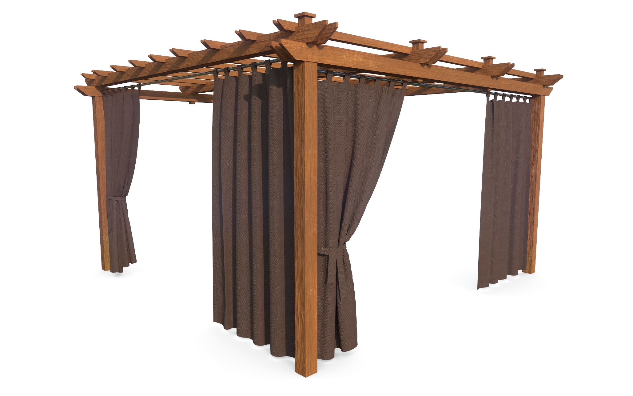 Zasłona na taras OGRODOWA PERGOLA z RZEPEM 155x240 Typ inny