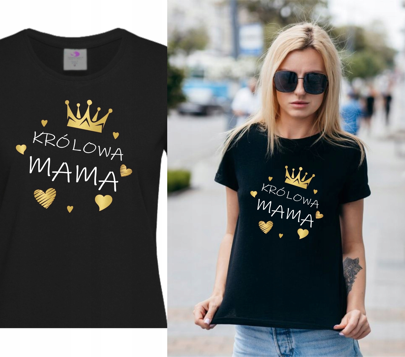 

Koszulka Dla Mamy Królowa Mama Dzień Mamy