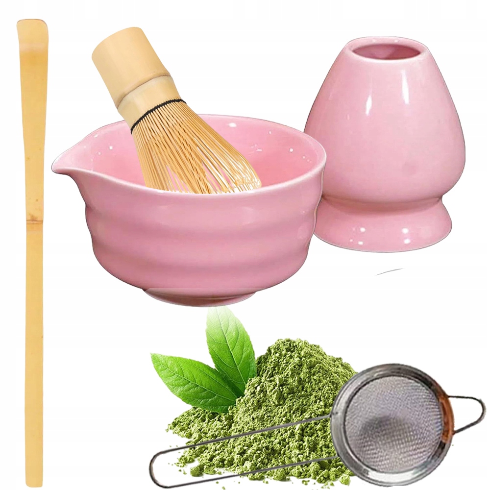 Levně Moderní Sada Nástrojů Pro Matchu Šlehací Metla Lžíce Chasen Metla