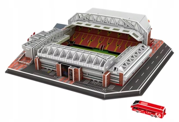 Puzzle 3D stadion Anfield FC Liverpool 113 elementów RegMag