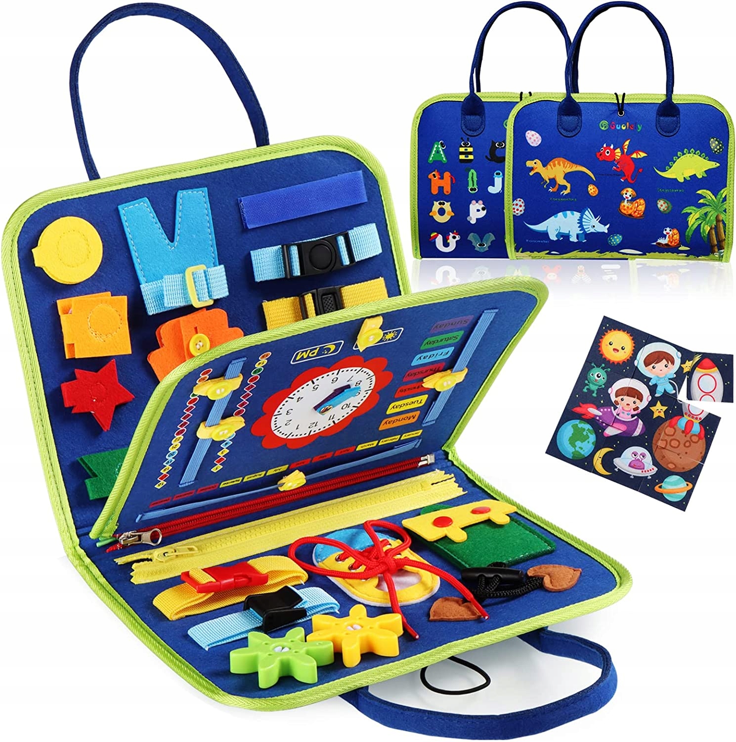 

Tablica Manipulacyjna Sensoryczna Montessori Zegar
