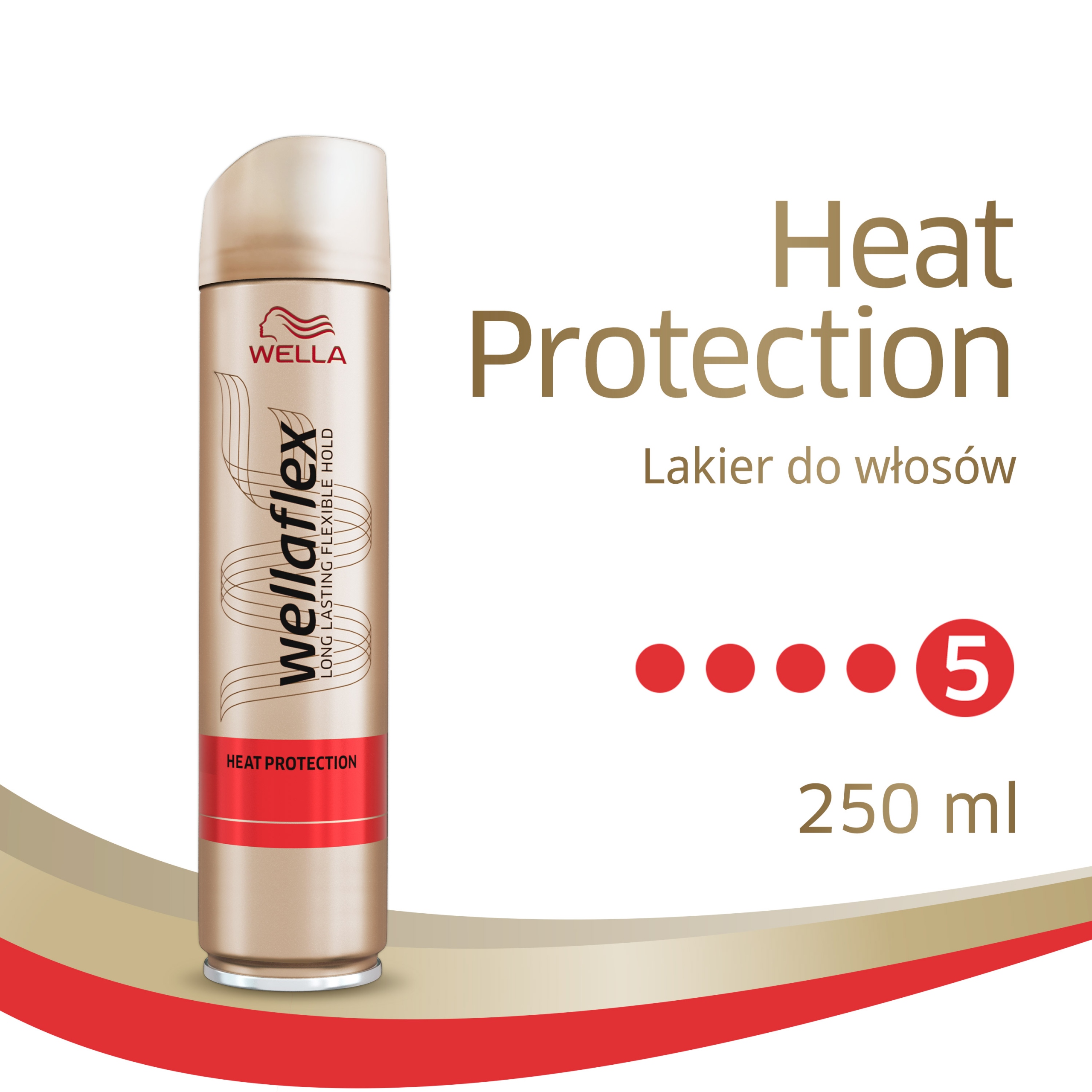 Wellaflex Heat Protection Lakier do Włosów 250ml Marka Wellaflex