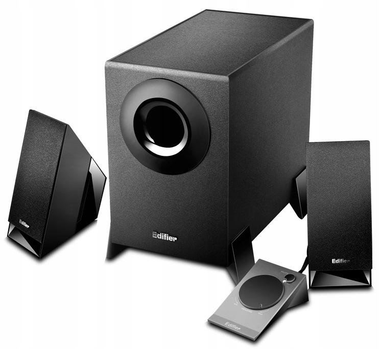 Głośniki komputerowe 2.1 Edifier M1360 czarne pilot przewodowy