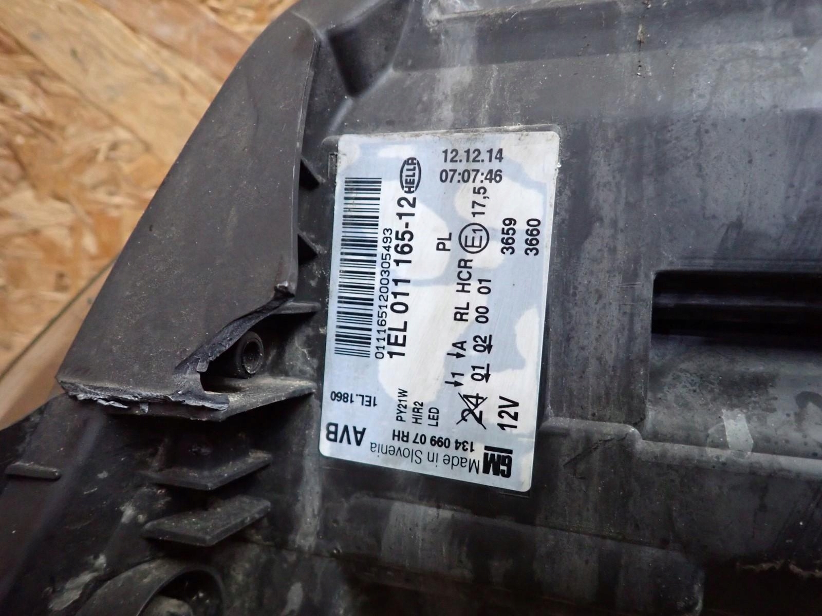 light right right LED OPEL INSIGNIA A G09 LIFT 2013-2017R 13409907