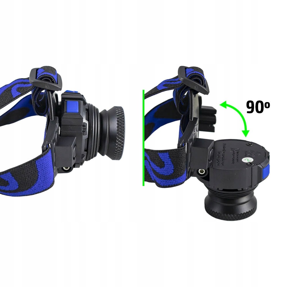 LATARKA NA GŁOWĘ CZOŁÓWKA COB 350LM 2 AKU 3.7V Kod producenta D.53568