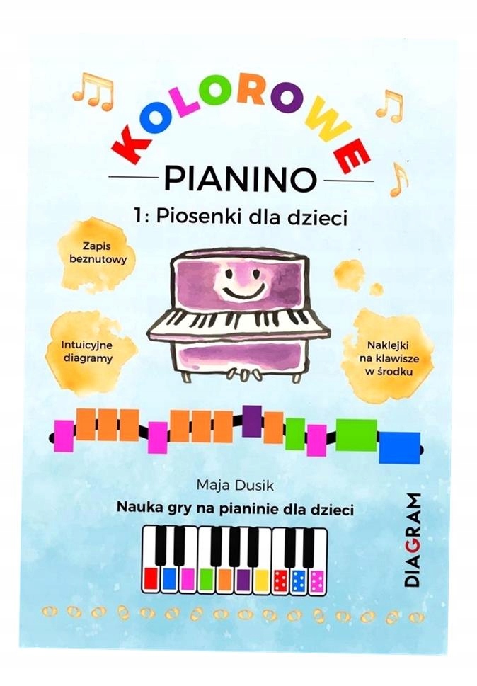 KOLOROWE PIANINO 1. PIOSENKI DLA DZIECI