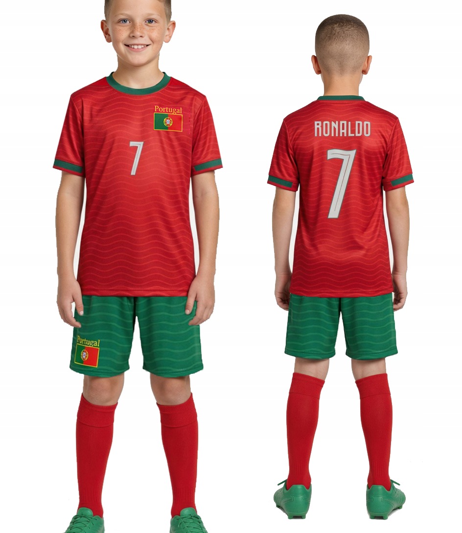Ronaldo Portugalia strój komplet getry 2026/27 rozmiar 128