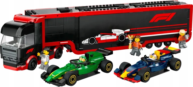 Lego City 60445 F1 Nákladní vozidlo s s formulemi RB20 a AMR24 F1
