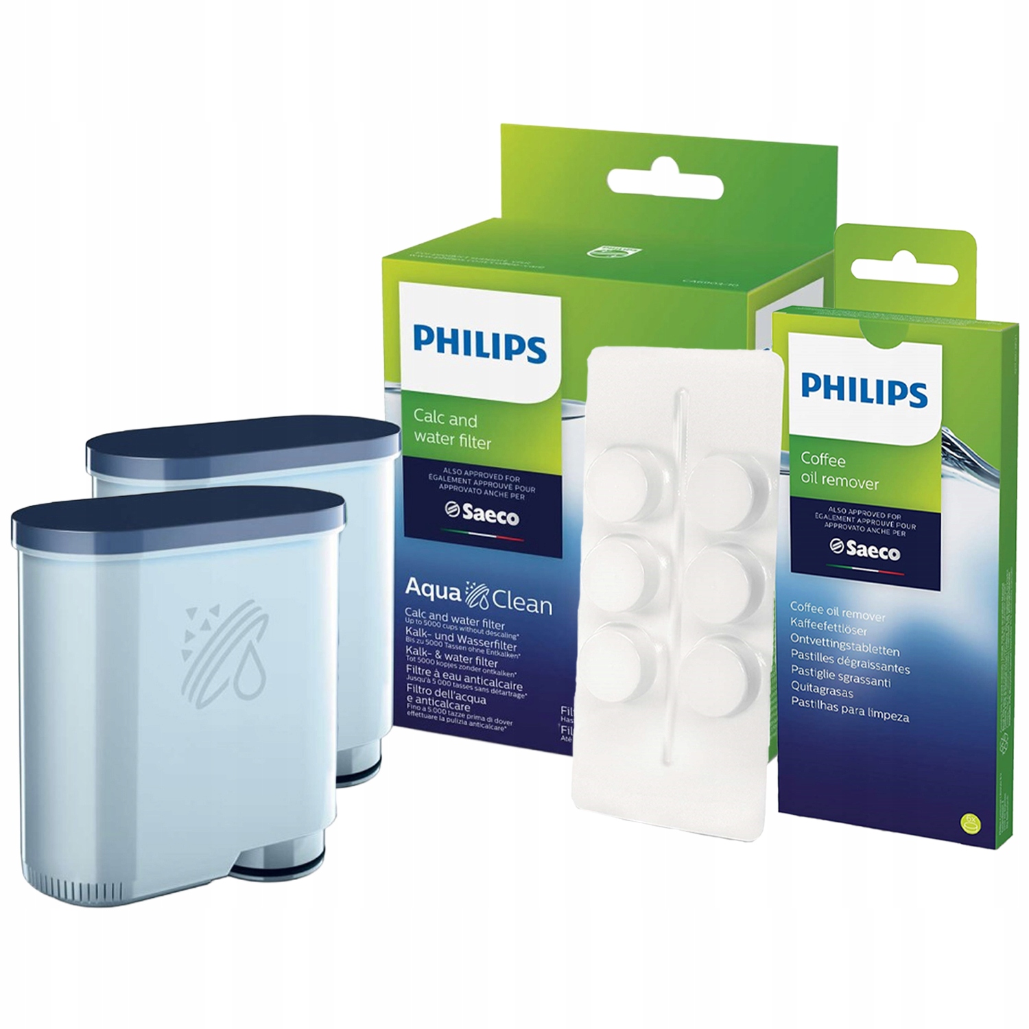 Sada Philips Aquaclean x2 čisticí tablety CA6704 6 kusů