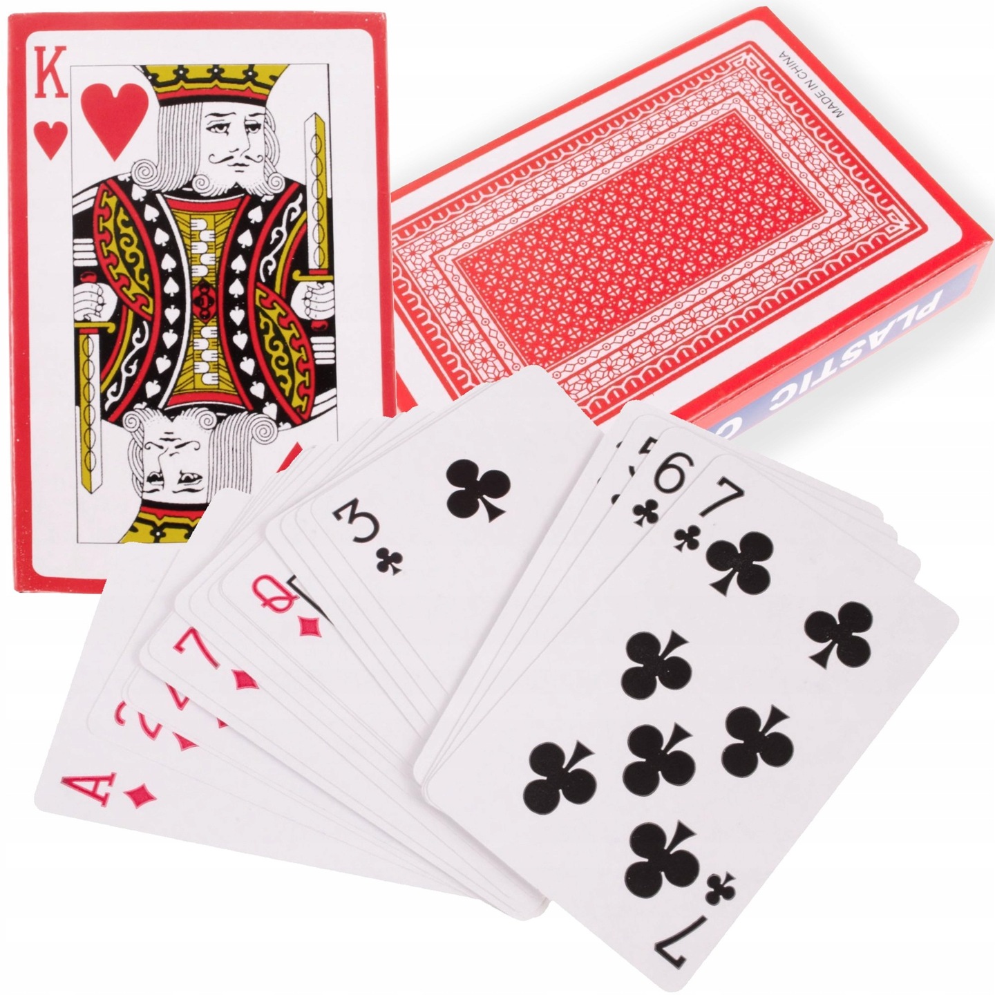 KARTY DO GRY W POKERA TALIA KART POWLEKANE 54 SZT