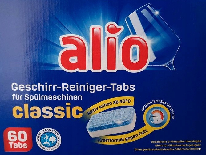 

Alio Classic tabletki do zmywarki 60 szt De