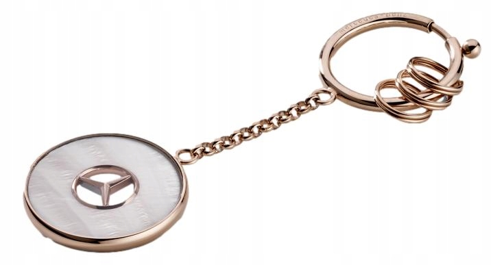 Mercedes Prague kľúčenka rose gold darček