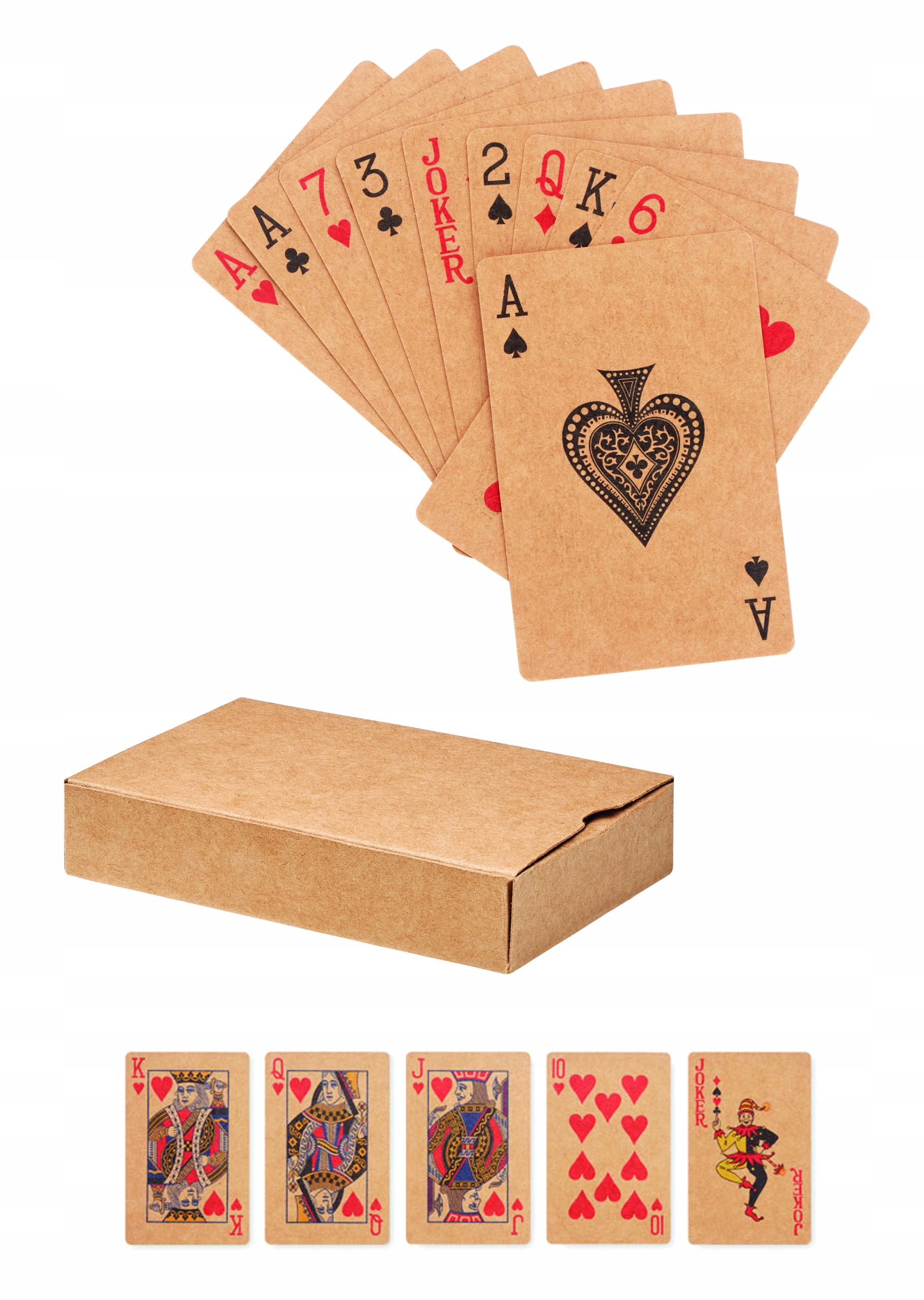 

Karty Do Gry z recyklingu Poker Blackjack Eco 54
