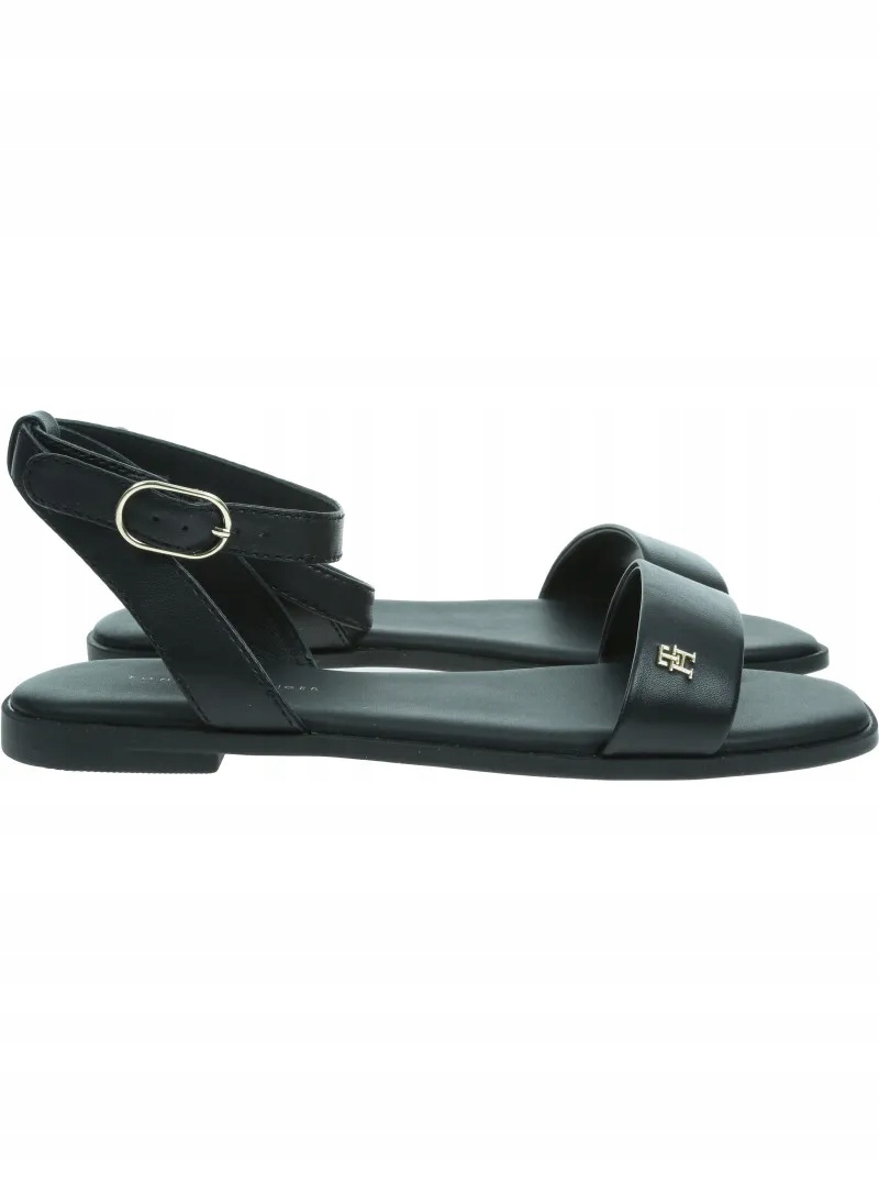 Sandály Tommy Hilfiger Ankle Strap Leather Sandal FW0FW08422 Bds 36