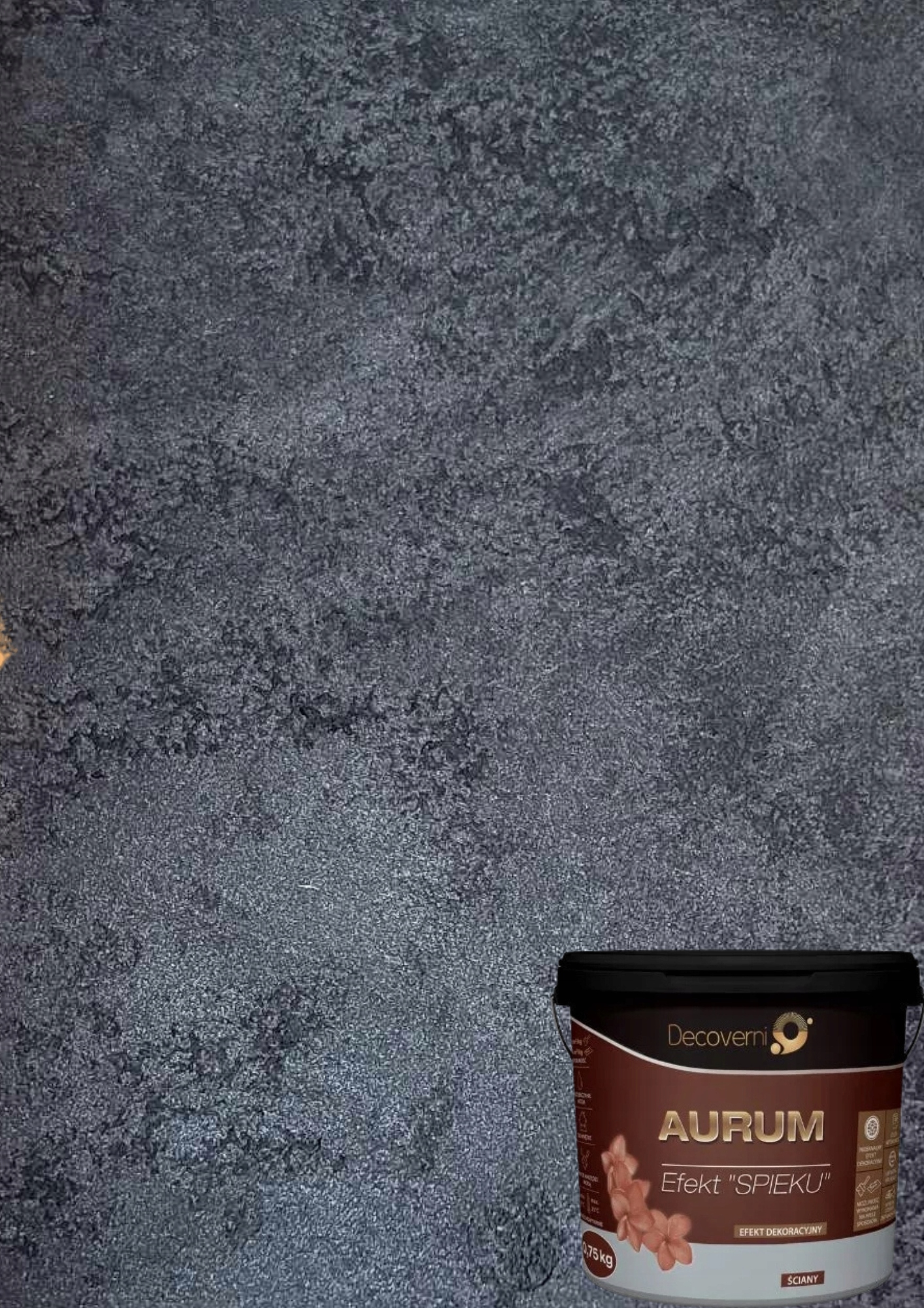 Decoverni Aurum Dekorácia v štýle Glamour Sada 5 8 m2 Grafit