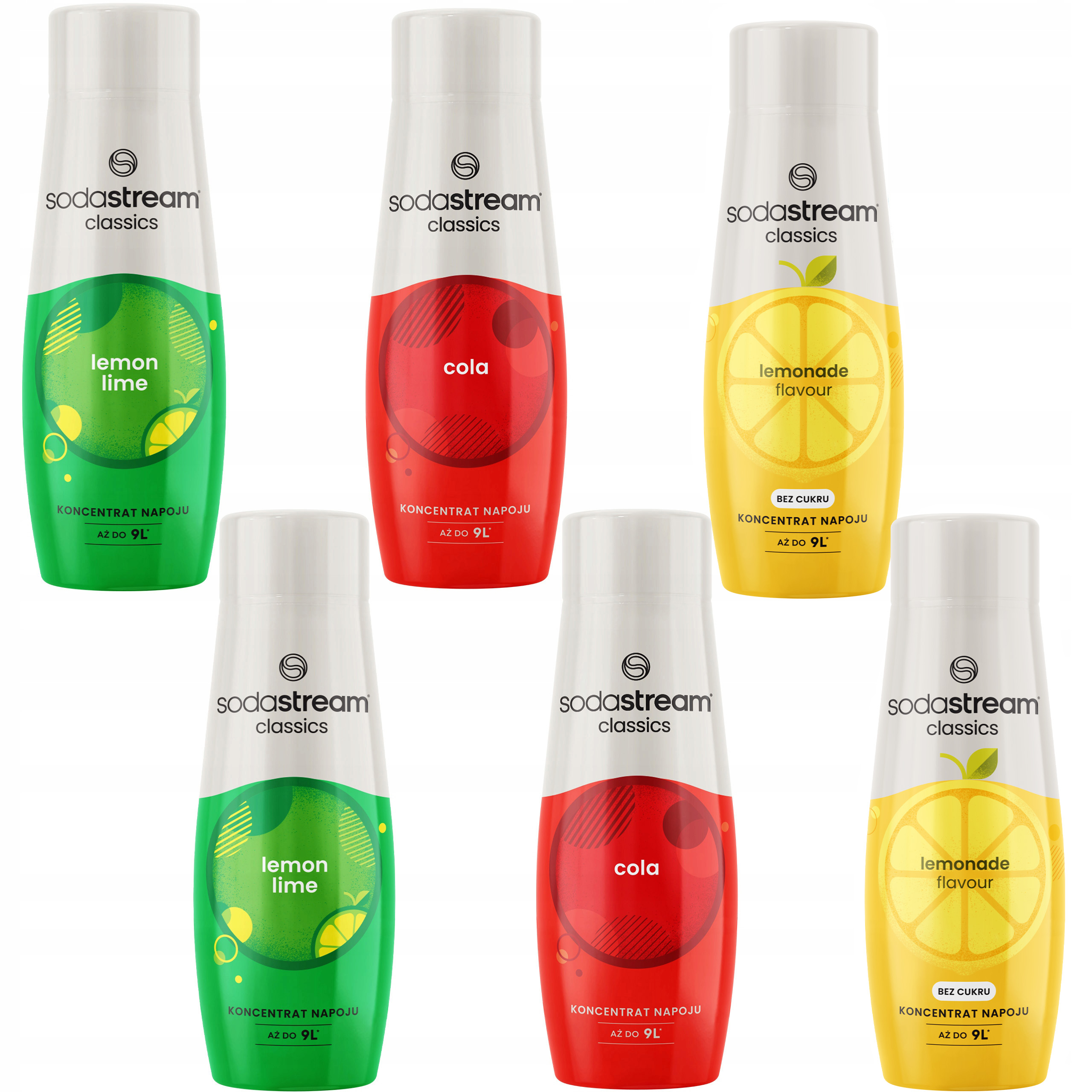 Levně Sodastream Sada koncentrátů 6 sirupů – 3 příchutě.