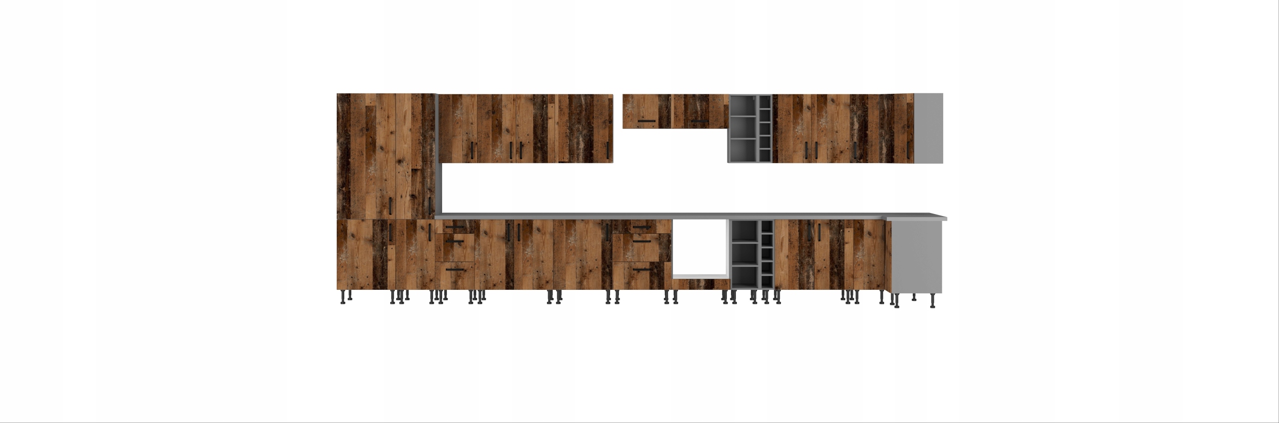 szafka kuchenna narożna 59,9 cm OLDSTYLE / ANTRACYT Kod producenta 60x60GN72