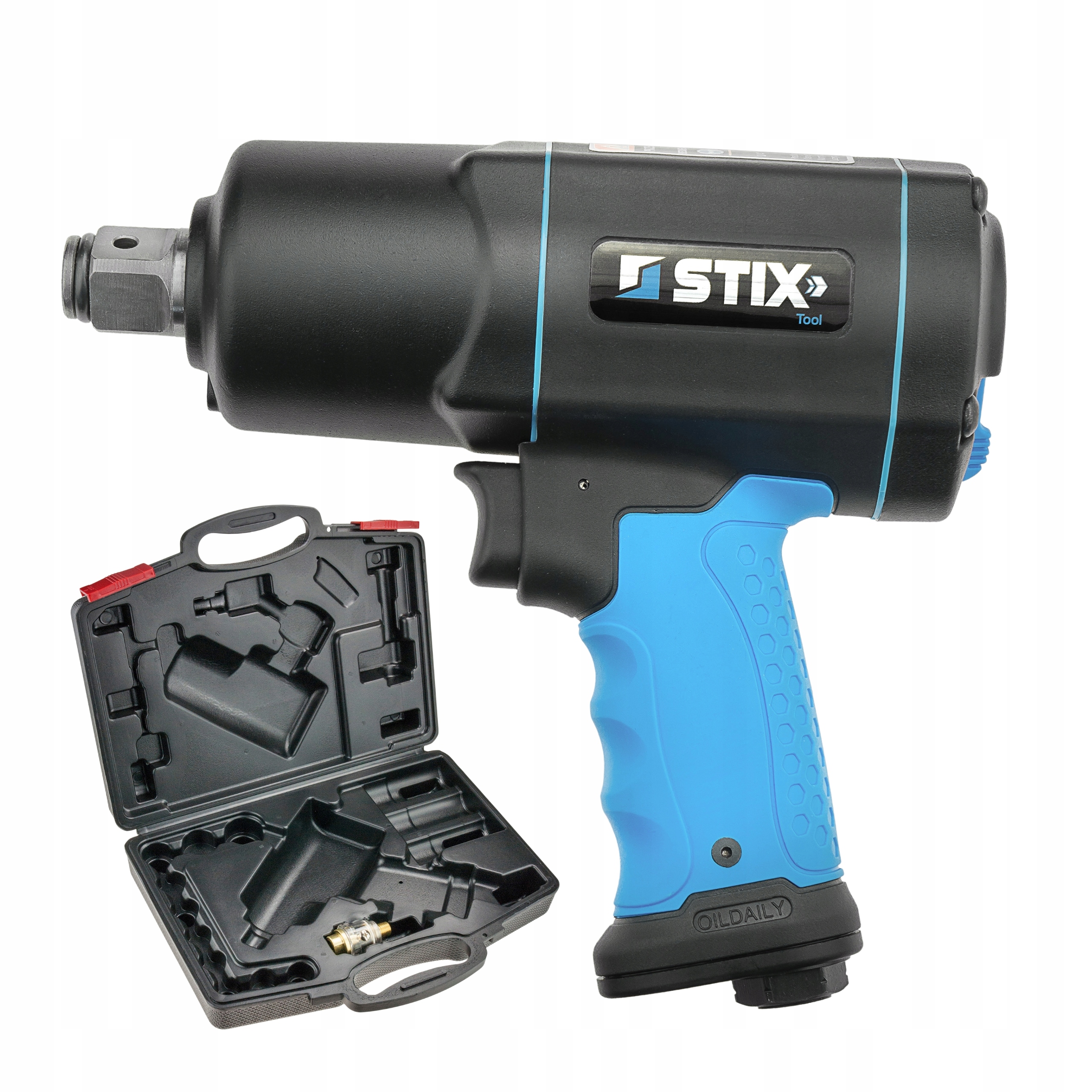Pneumatický Rázový Utahovák Pro Kola 3/4'' 2200 Nm S Kufrem A Naolejovačem Stix
