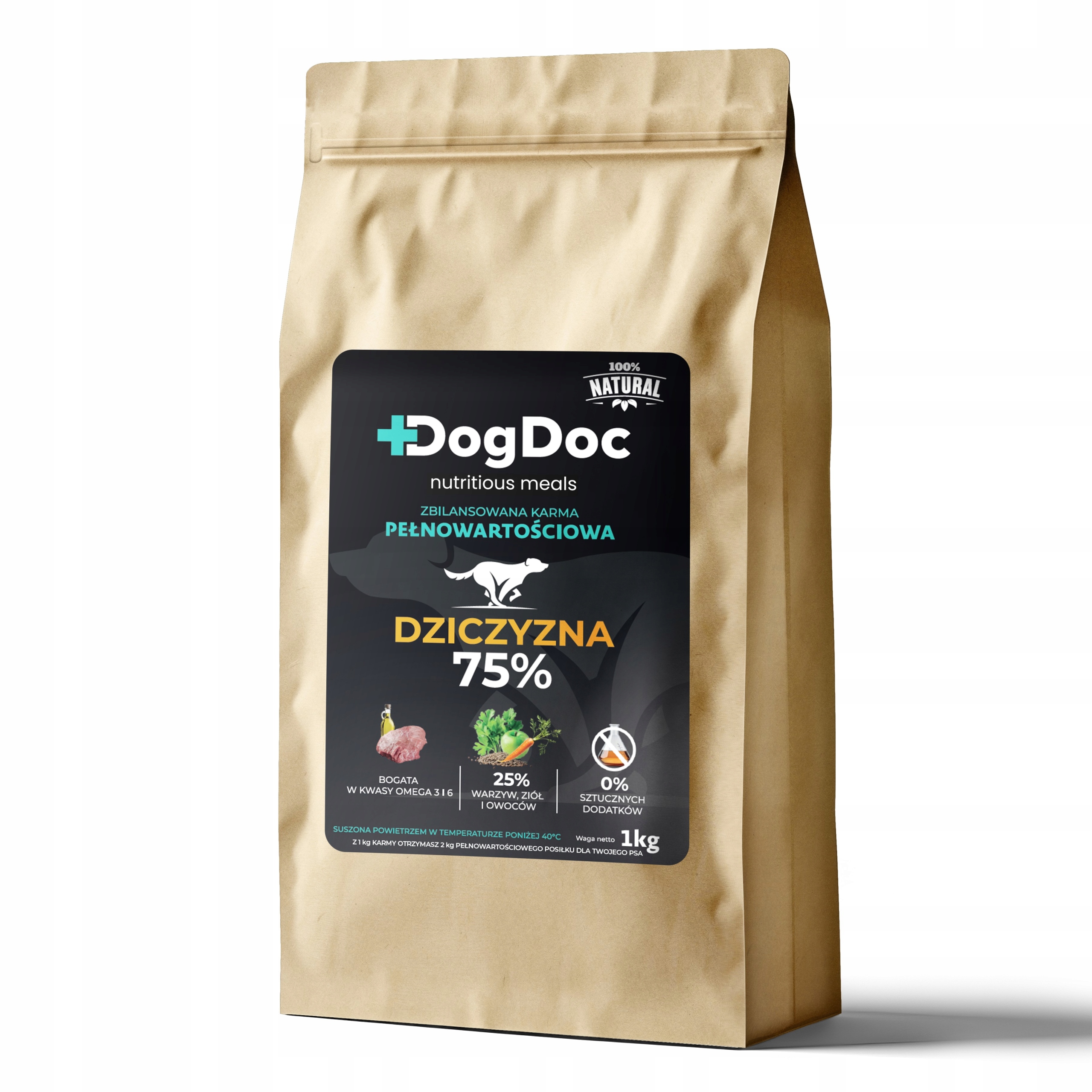 Levně Dog Doc Krmivo pro psy Game 1kg krmivo pro psy Krmivo krmivo pro psy