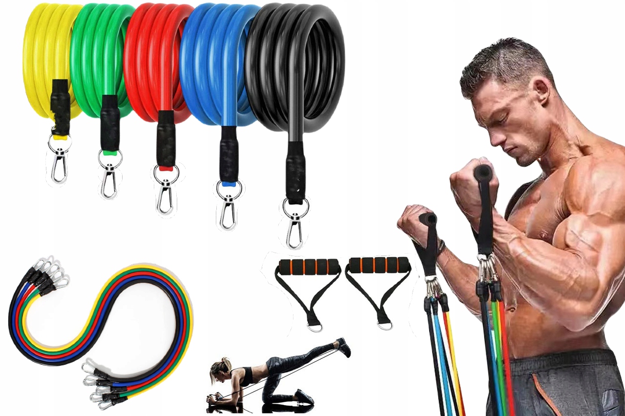

Gumy Oporowe Do Ćwiczeń Zestaw 5szt. Power Band