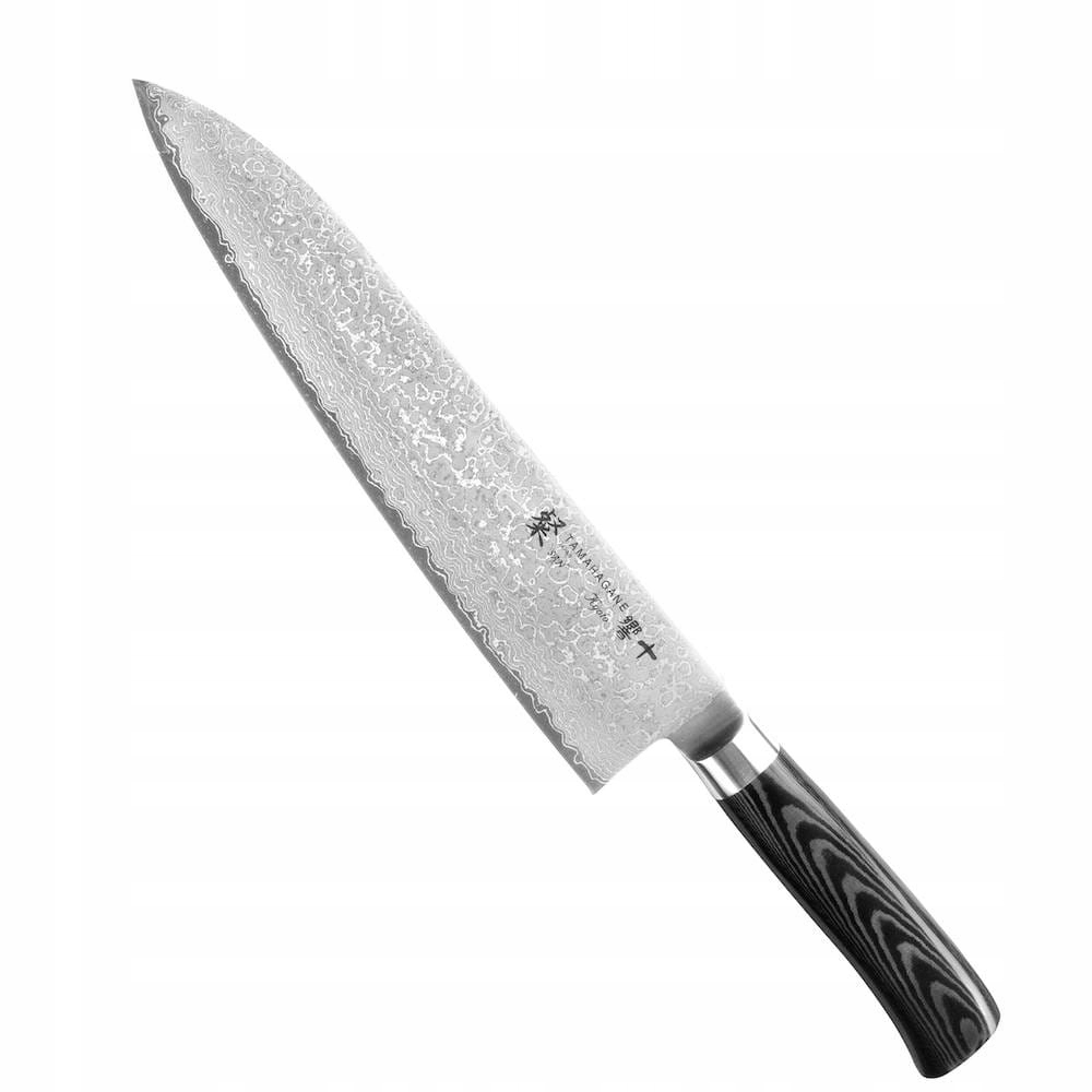 Tamahagane Kyoto VG-5 Japonský ostrý kuchynský nôž šéfkuchára 61 Hrc 24 cm