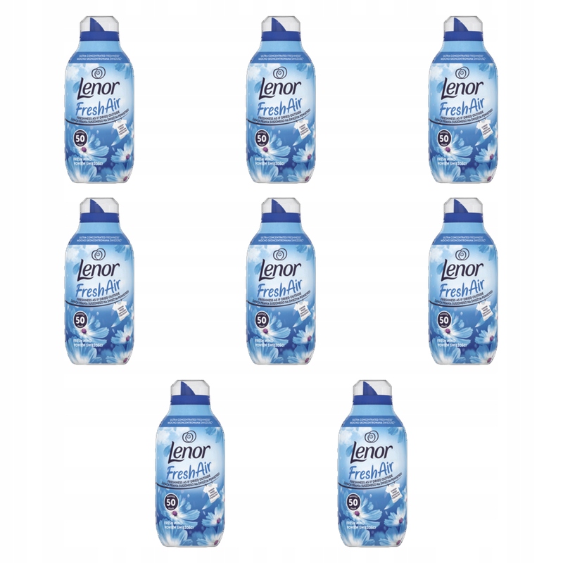 Lenor Fresh Air Tekutá aviváž Fresh Wind 700 ml, 50 praní X8