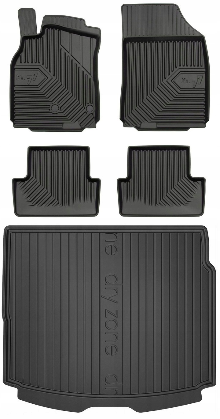 Set 77 Koberce a rohože Renault Megane 3 Kombi 2008-2016