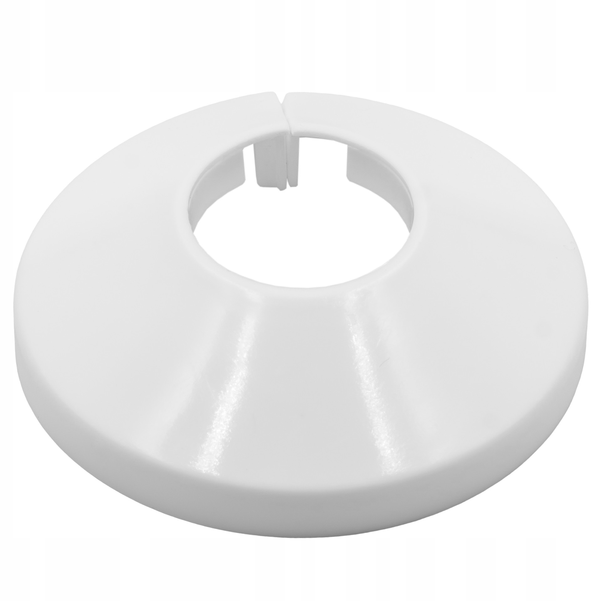 ROZETA ROZETKA POJEDYŃCZA BIAŁA MASKOWNICA RUR 22mm DZIELONA