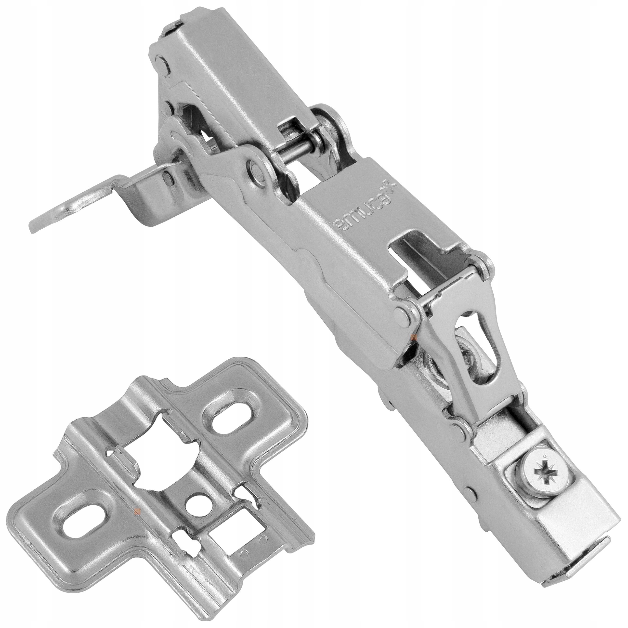 

Zawias meblowy kątowy 165 nakładany Emuca X91N