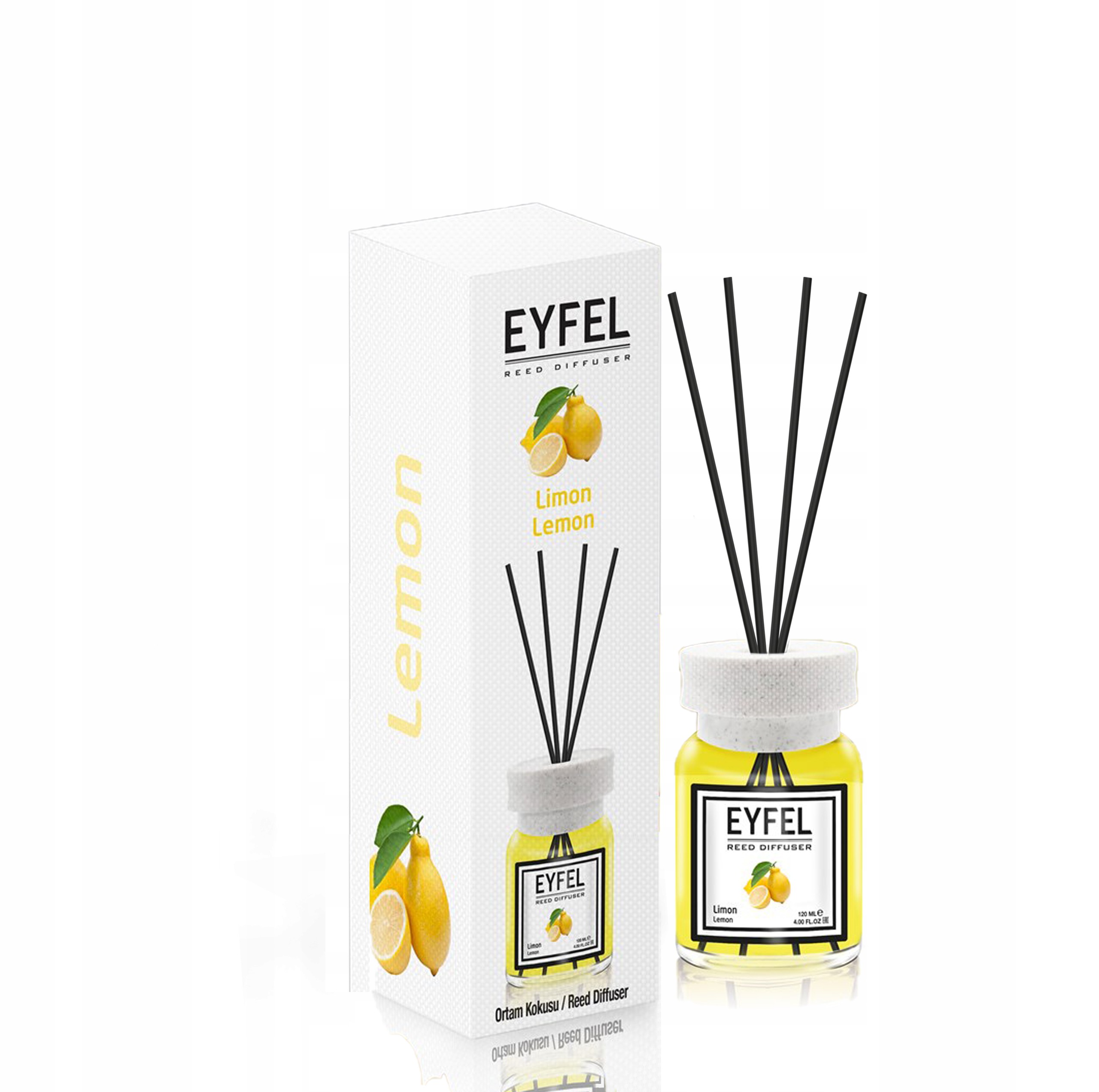 CYTRYNA EYFEL ZAPACH DO DOMU PATYCZKI 120ml