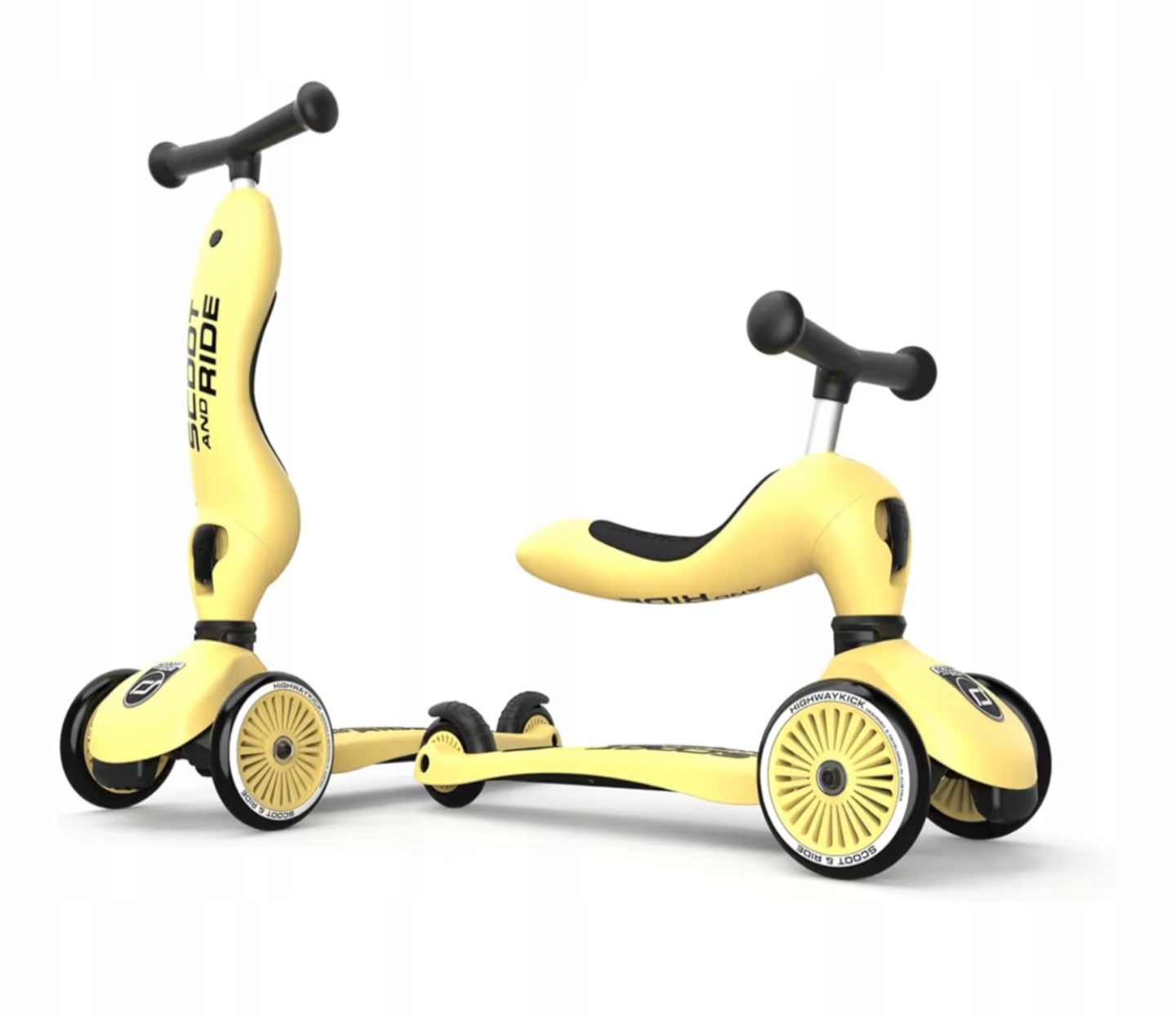Hulajnoga trójkołowa Scoot & Ride Highwaykick 3 Led Lemon