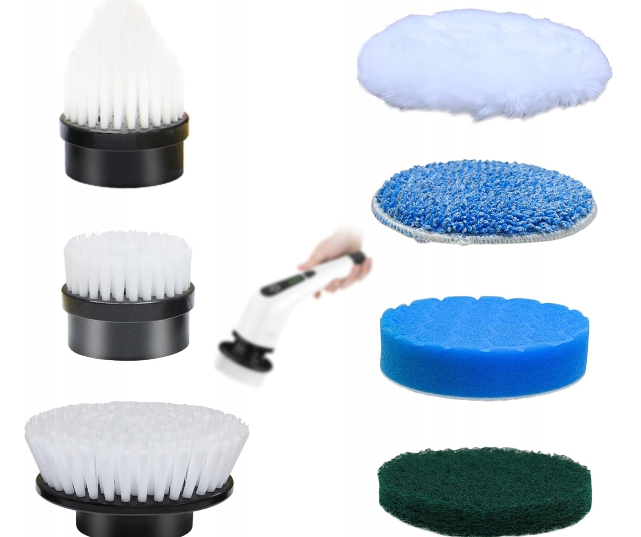 Levně Sada kartáčových podložek pro elektrický kartáč ANS-8050