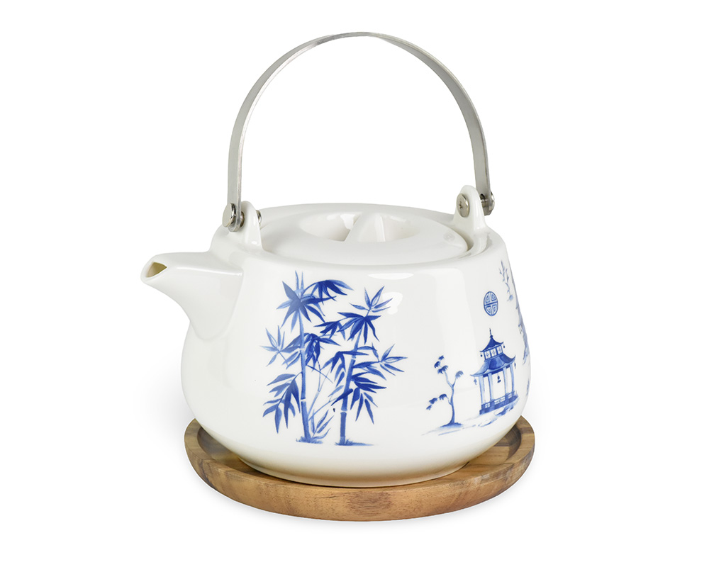Porcelánová čajová kanvica Pagoda 750 ml