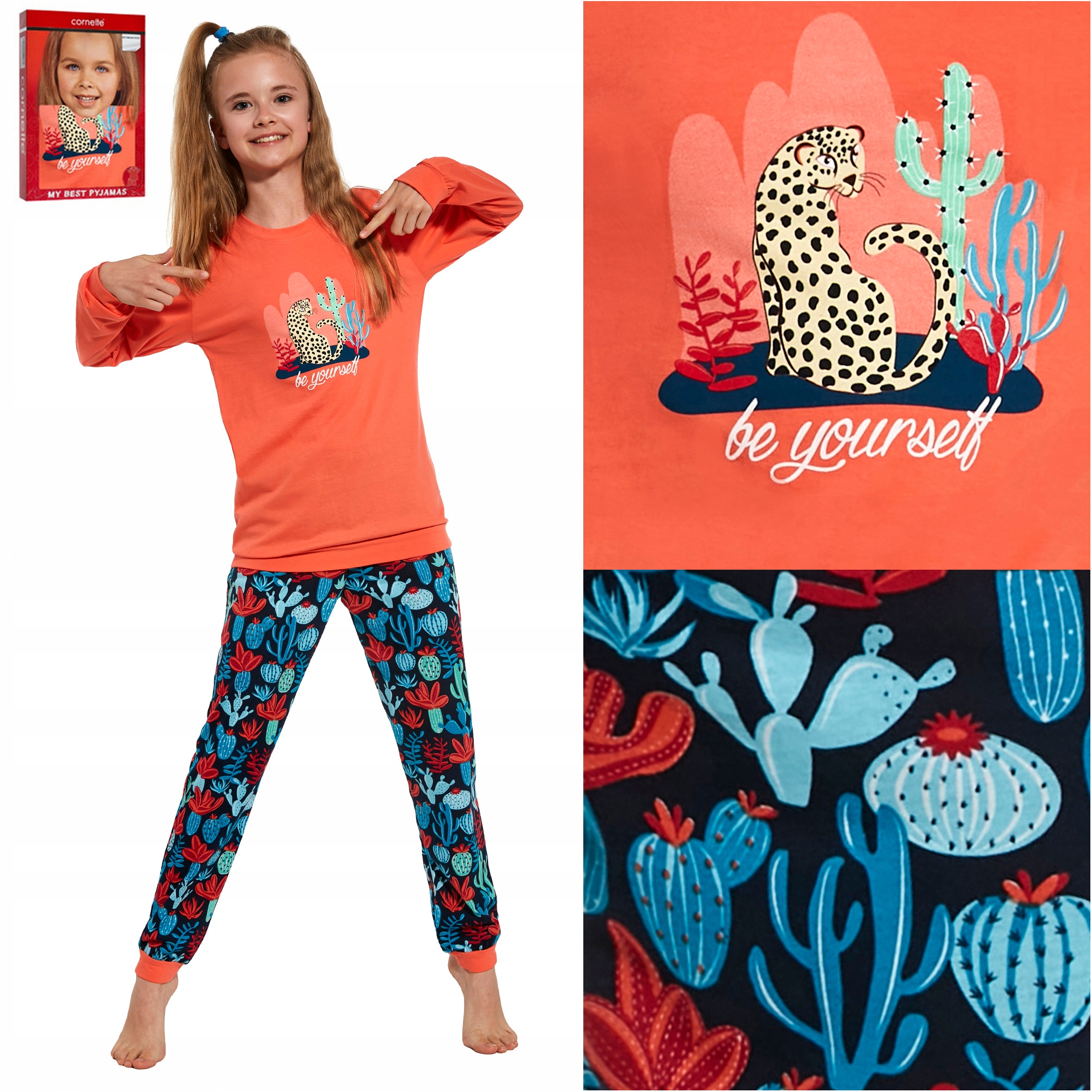 

Piżama dziecięca Cornette 592/161 Be yourself 146