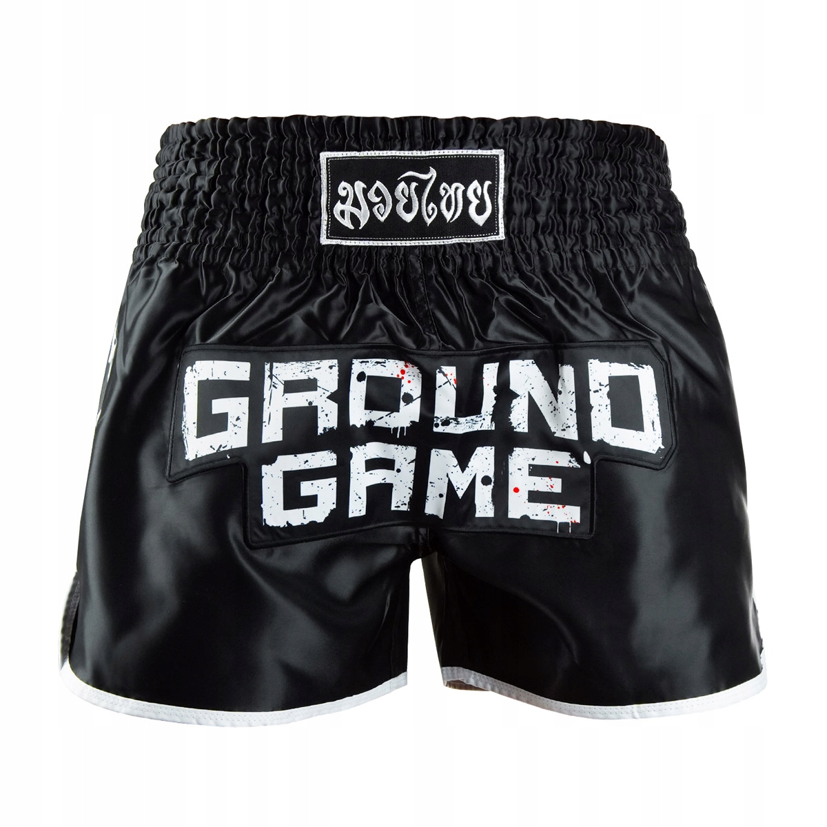 Ground Game Kraťasy Muay Thai „Skullz“ Black L