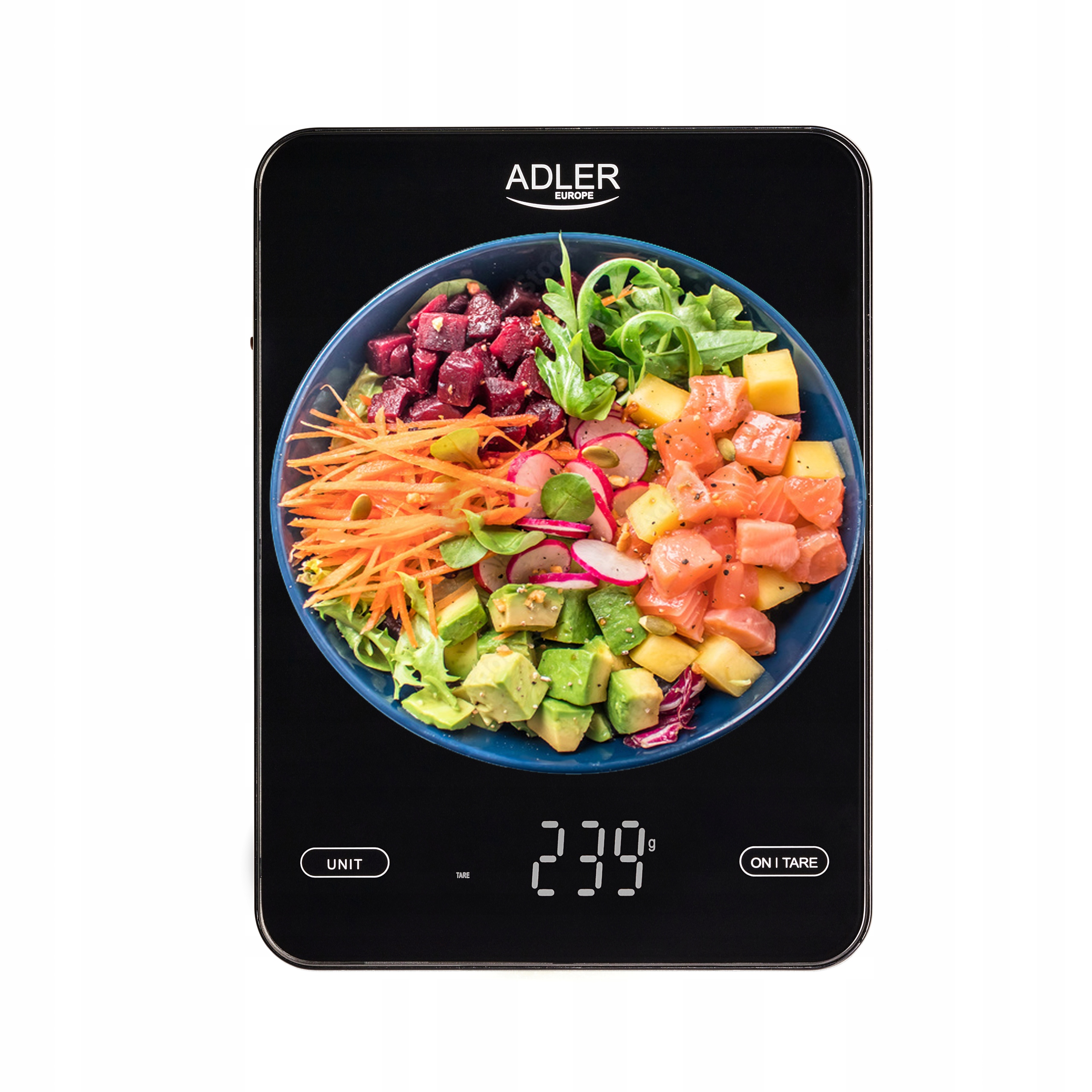 Waga kuchenna AD 3177 10kg USB-C biały wyświetlacz LED