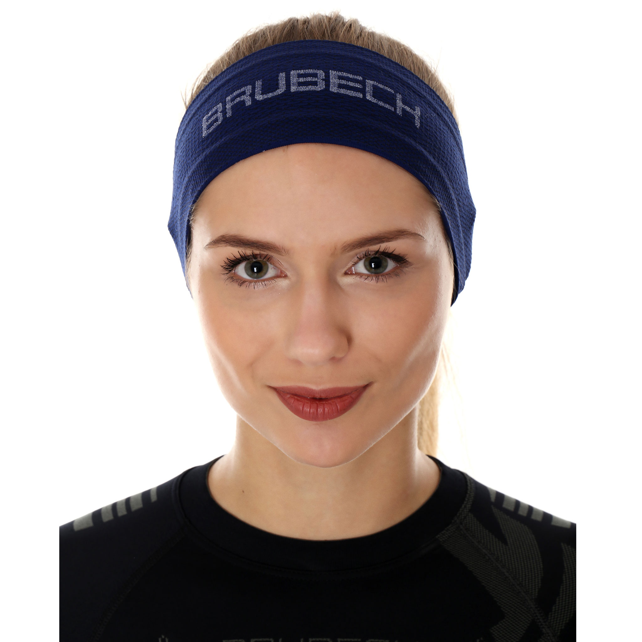 Termoaktywna opaska do ćwiczeń Unisex 3D Pro Brubeck niebieski S/m